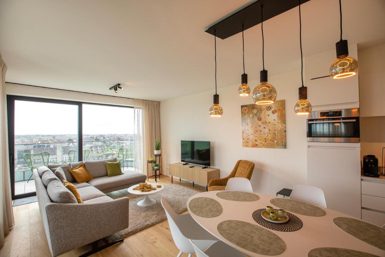Modern En Gezellig Appartement Vlak Aan Het Strand Blankenberge Bagian luar foto